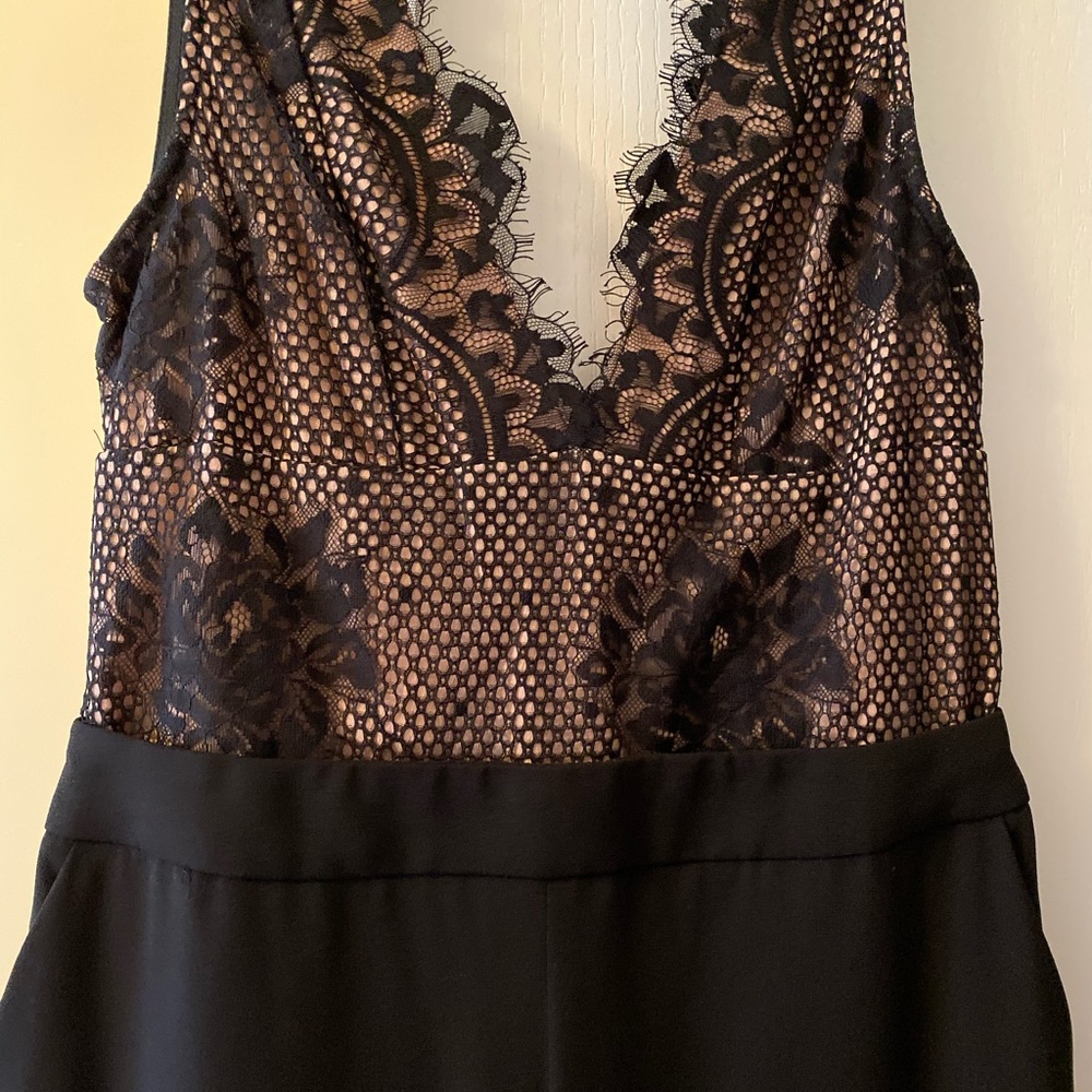 Black lace jumpsuit